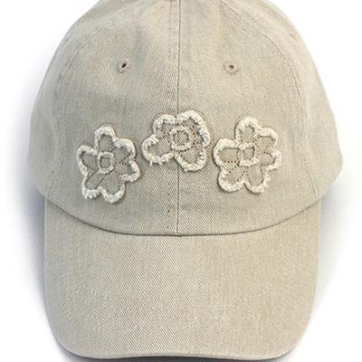 Universal Chemistry Flower Patch Beige Ballcap Flower Ball Cap