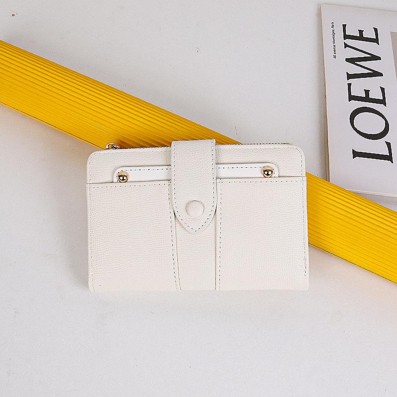 Women's Multifunctional Short Wallet & Coin Purse - Japanese & Korean Style with Card Holder and Buckle