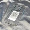 Fashion English Never Give Up Transparent Phone Case for iPhone 17 AIR 16 15 14 13 12 11 PRO XSMAX XR 7 8 PLUS Y2K Clear Cover