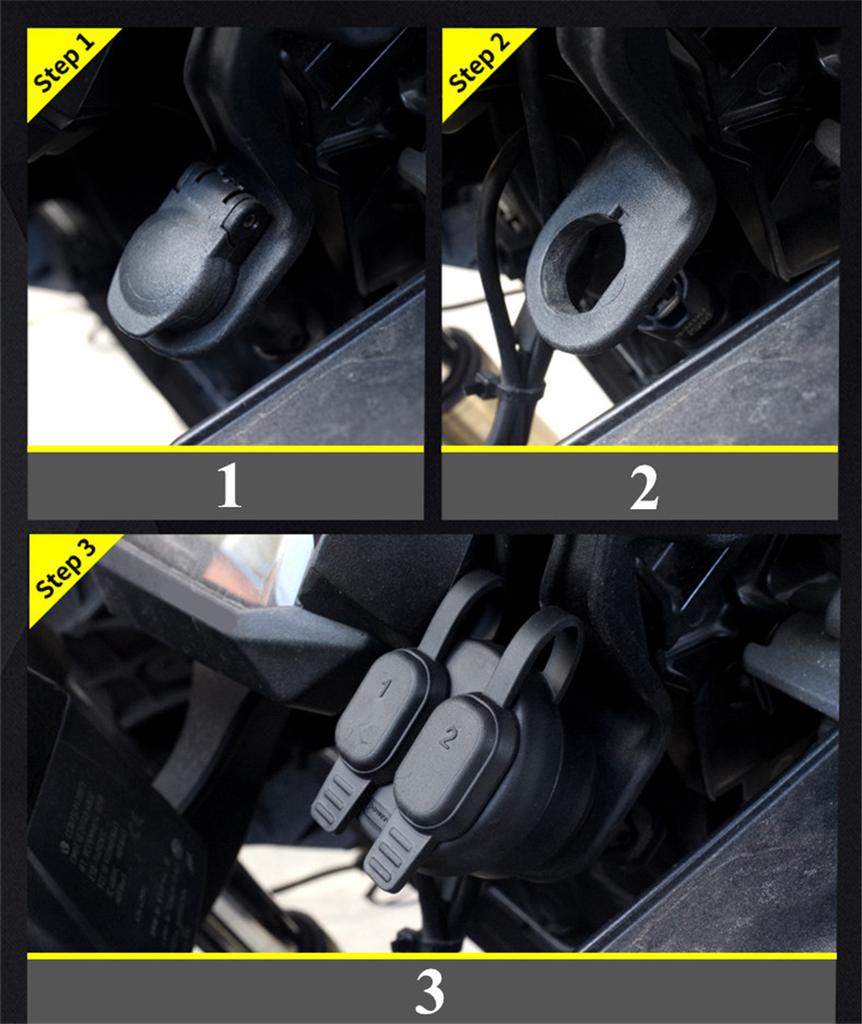 USB Charger Adaptor for BMW R1200GS R1250GS R1250RT K1600GT On-Board DIN Socket