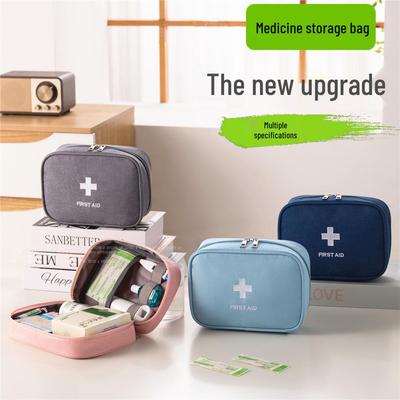 Travel and Household First Aid Medicine Bag with Epidemic Prevention Features - Compact Health Kit for Students and Families