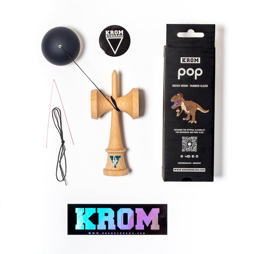 KROM Kendama Kendama KROM POP Chrome Pop 16cm Černá