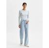 Selected Alice Wide Lon Sky High Waist Jeans