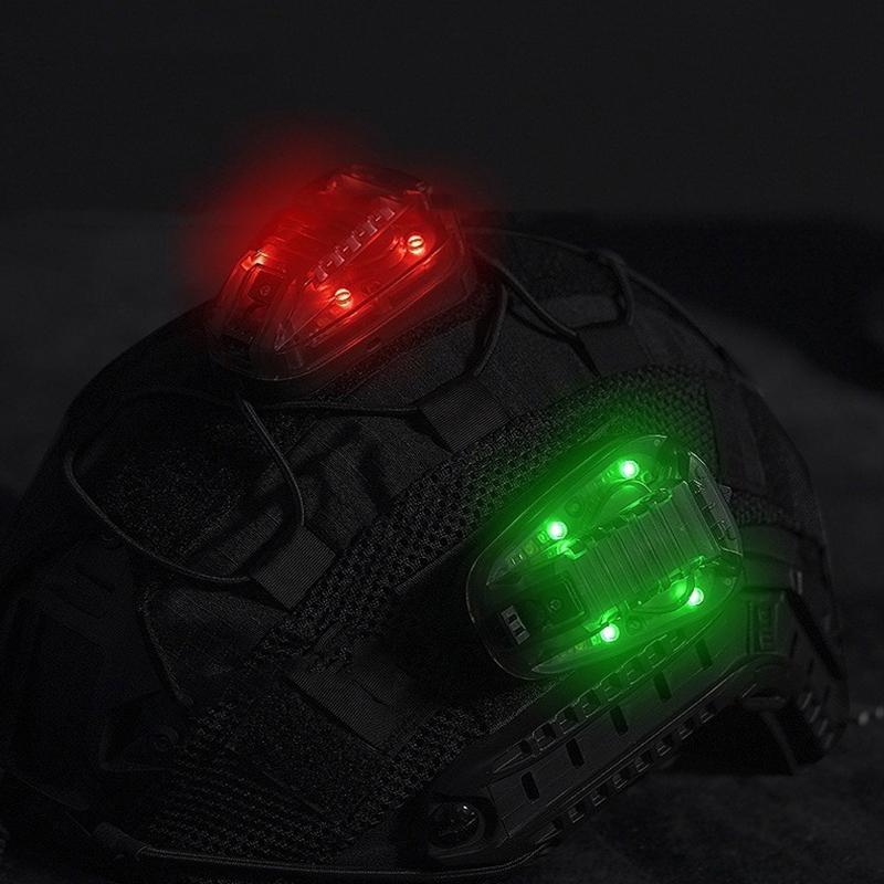 Sport Helmet Light With Led Ir Strobe Outdoor Hiking Hunting Survival Safety Signal Flash Lamp Waterproof Helmet Ladybird Light