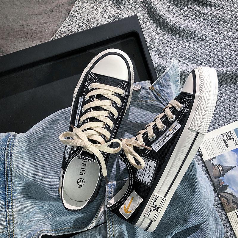 Fashion 2024 Spring and Autumn Fashion Canvas Shoes Flat Flat Breathable Comfortable Casual Shoes Outdoor Walking Sports Shoes