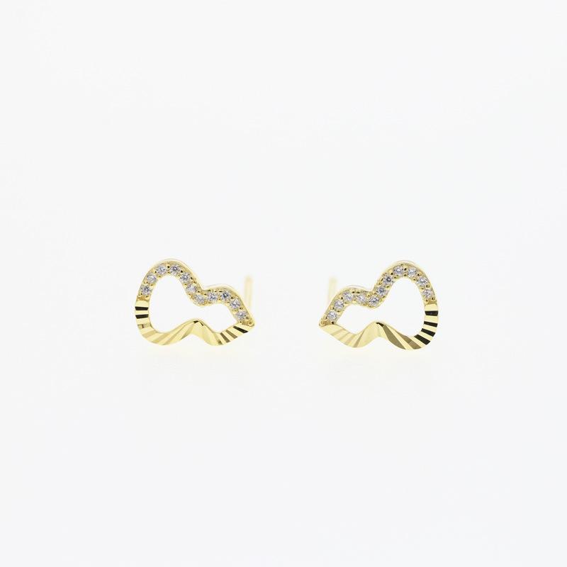 Xikong Gourd Earrings for Women Simple Fashion Niche Versatile Earrings New Exquisite Chinese Style Earrings