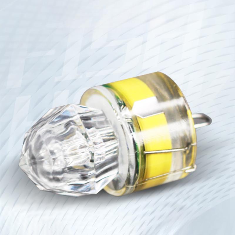 1 Stück Tiefsee Diamant Nachtangeln LED Unterwasser Fischköder Licht, Schnell Fisch Licht Wasserlicht Fischköder Mehrfarbiges Fischlicht