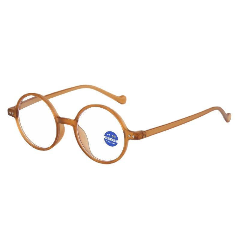 

Модные круглые очки для ухода за зрением Очки Маленькая оправа Готовые очки для чтения Женские Винтажные Высокое разрешение Гиперметропия 3.5