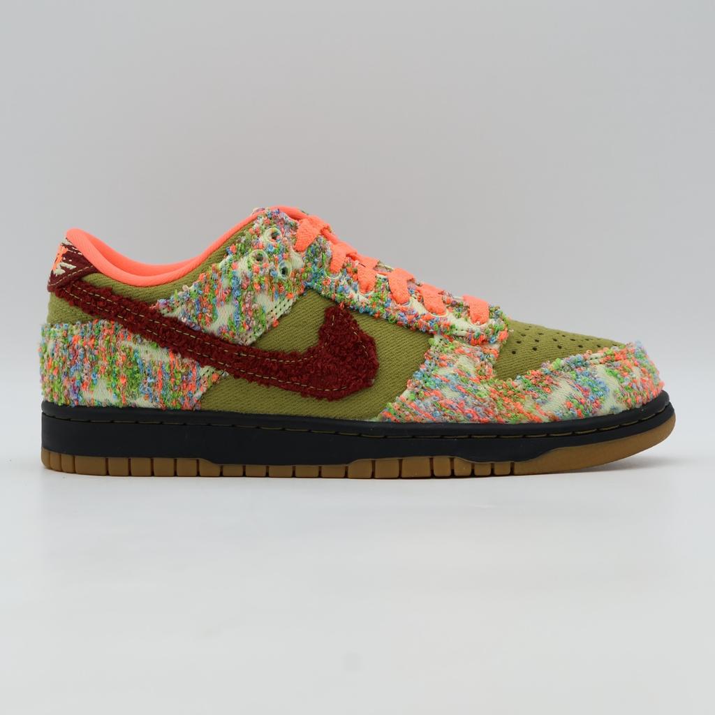 IB2263-300 Nike Dunk Low Panda Green Curry White (Men's)