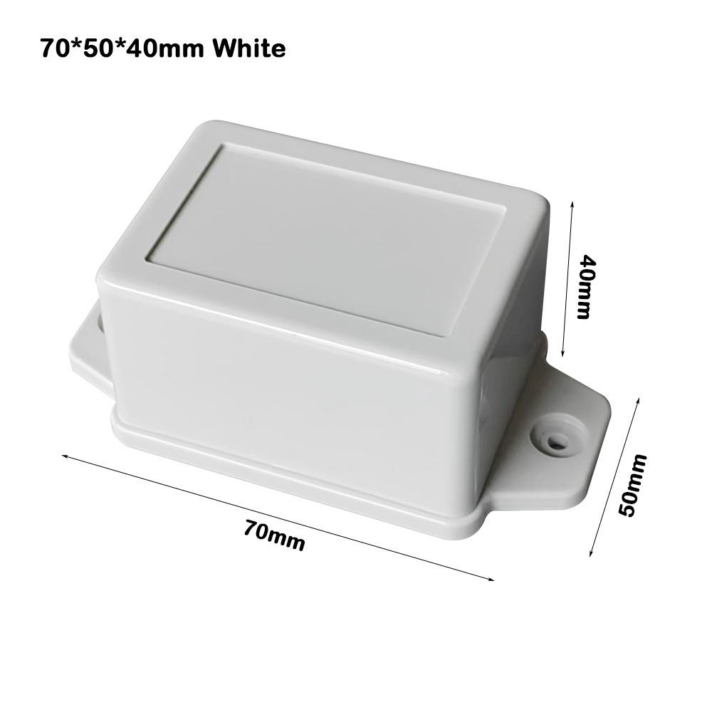 White Black Project Enclosure Boxes Waterproof Housing Instrument Case  Electronic Supplies