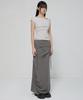 Peulleeoeob Layered Bustier T-Shirt (Fl-108_Cloud White)