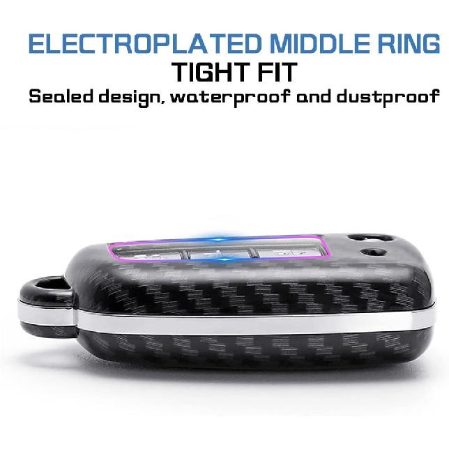 SANRILY ABS Plastic 2/3/4 Button Key Fob Cover for Nissan Rogue Sport Rogue S Rogue Select 2019 2018 Sylphy Pulsar Frontier Folding Flip Key Keyless