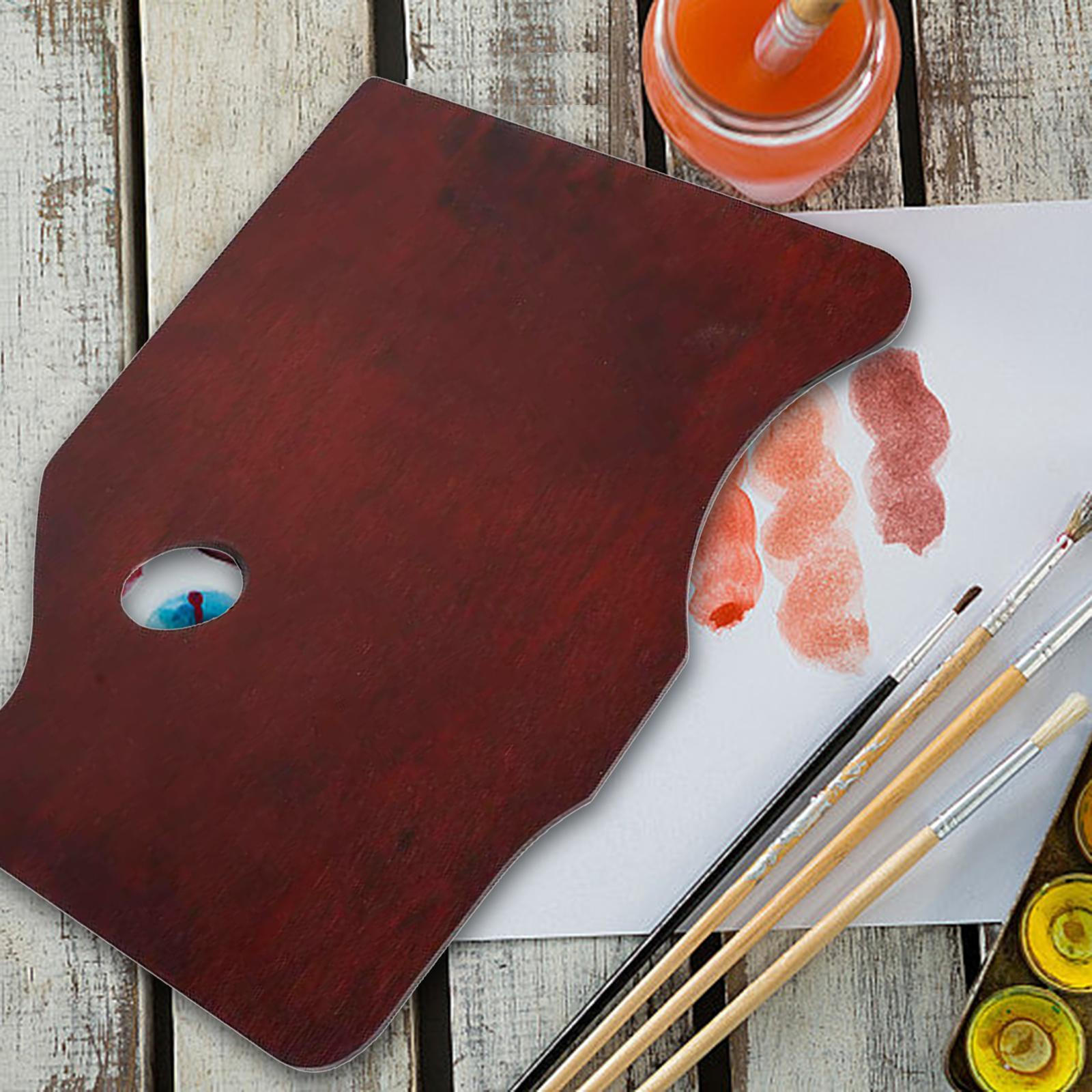 

Доска для смешивания цветов, поддон для краски, портативный, с отверстием для большого пальца, удобная ручка, легкий вес Square