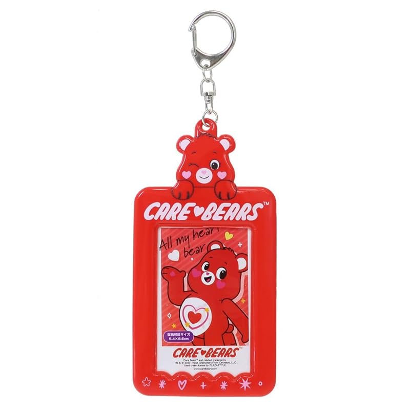 

K Company care bear pass case all my heart bear H181×W74×D3mm KB-PC-AB