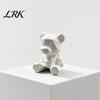 Unique DIY Art Project Polygon Bear Statue, Hand-Paint 3D Printed Ornament, Poly Geometric Fine Texture Craft Ornament Nordic Style Sculpture,