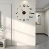 Frameless Acrylic 3D Wall Clock Modern Non Ticking Silent DIY Home Office Bedroom Living Room Indoor Digital Analog Clock Decoration