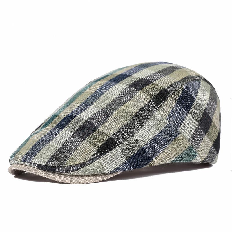 Cowboystoff Andetungehatt Herre Retro Fremoverlue Englandstil Beret Herre- og damehatt