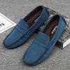 Mode Wildleder Männer Casual Schuhe Atmungsaktive Komfort Slip-on Herren Fahren Schuhe Luxus Marke Männer Müßiggänger Herren Faule Schuhe mokassins