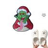 Detachable Christmas Shoe Buckle: PVC Flower Decoration for Hole Shoes