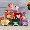 Adorable Handcrafted Crochet Emotion Support Plush Garbage Bin Decorative Figure Gift In Vibrant Colors For Modern Home Decor