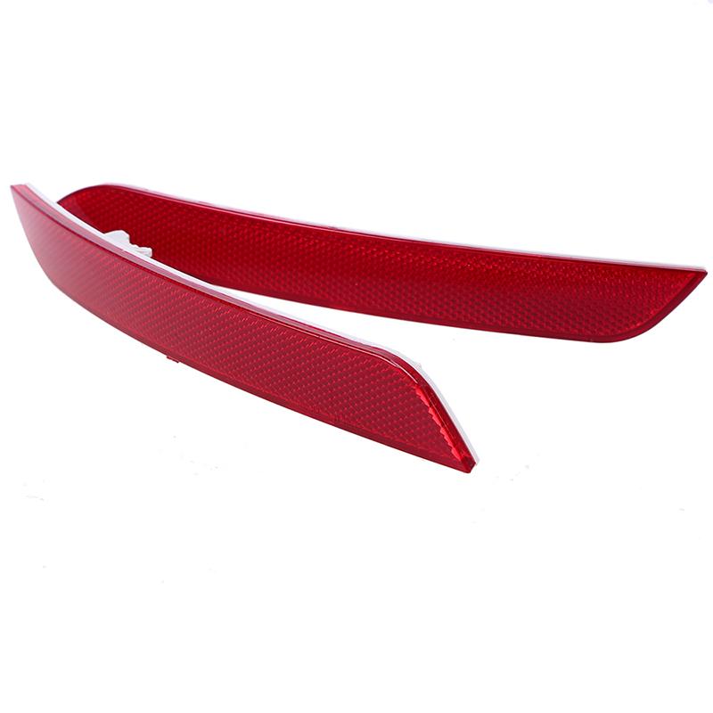 Car Red Rear Bumper Reflective Strip Sticker Cover Decoration For BMW 5 Series F10 F18 Sedan 2010-2013 Pre-facelift Accessories