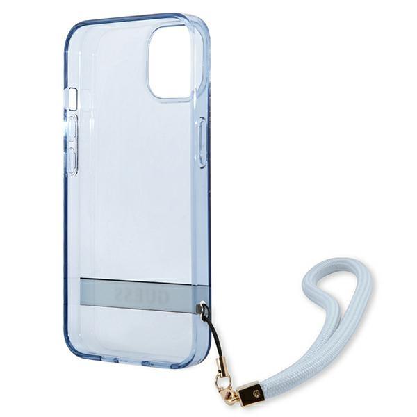 Guess Guhcp13Mhtsgsb Iphone 13 / 14 / 156.1 Niebieski/Blue Hardcase Translucent Strap