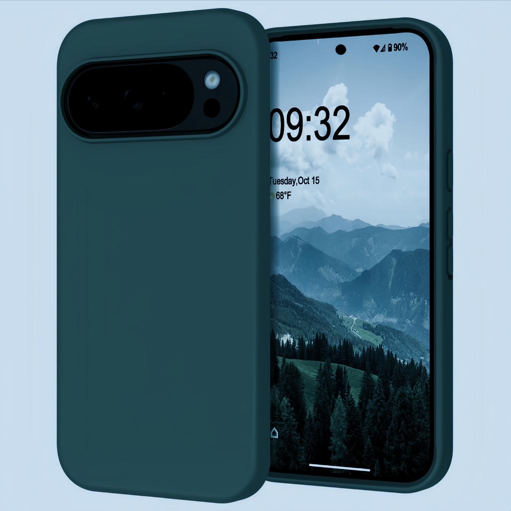 Fashion Solid Colour Shockproof Protective Liquid Silicone Phone Case For Google Pixel 10 9 8 ProXL Pro 10A/9A/8A