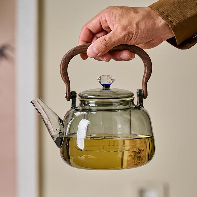 Heat-Resistant Glass Teapot with Infuser