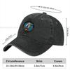 Cowboy in Circle Layered Baseball Cap Men Hats Women Visor Protection Snapback Lucky Luke Cartoon Comic Caps