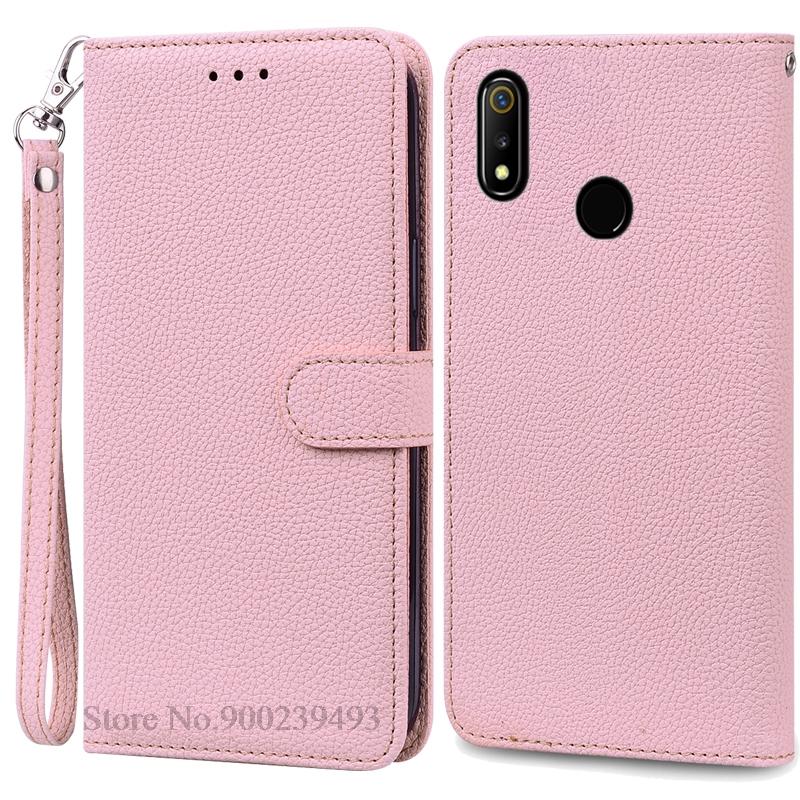 For Realme 3 Case Soft Pu Leather Flip Wallet Case For Realme 3 Pro Case Phone Cover For Realme 3 Pro Coque Fundas Bumper