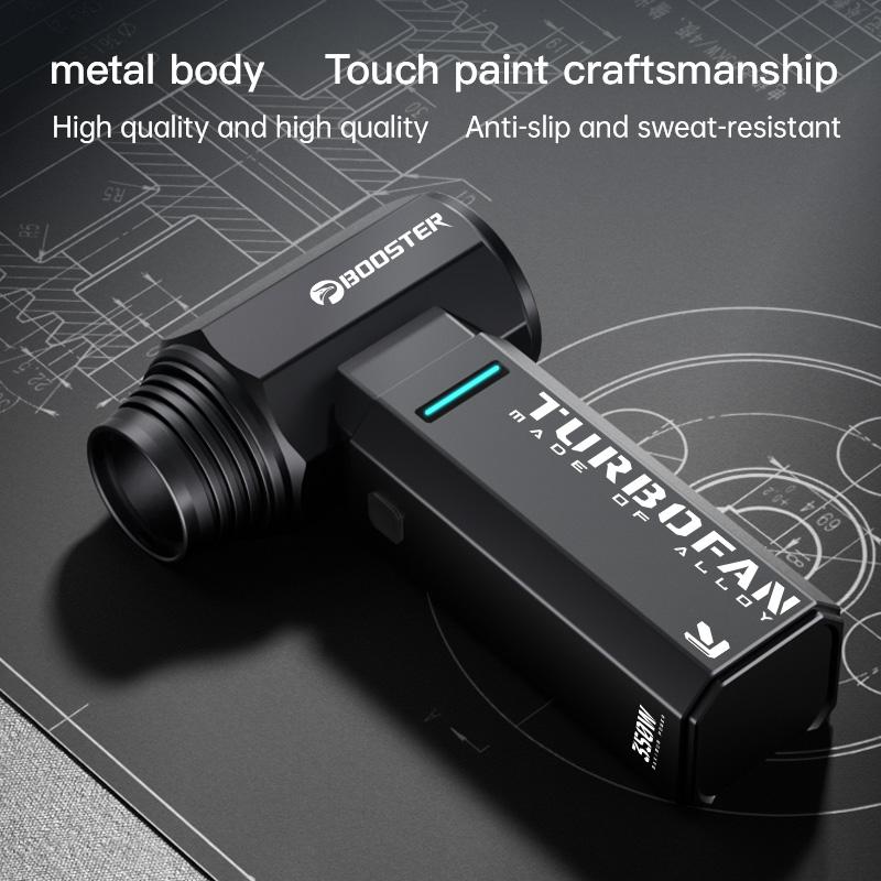 Booster TF40 Mini Violent Turbofan 350W 500g Thrust Dust Removal And Water Removal Outdoor Channel Motorcycle Water Blower Snow Blowing Artifact