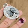 Anniversary Gift For Her Natural Sodalite Gemstone Pendant 925 Sterling Silver