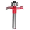 Slot Cutter Router Bit Tungsten Steel Alloy Straight Edge Slotting Cutter 14 Shank 532