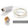 2PCS Bottle Cork Lights LED Bottle String Lights USB Rechargeable Mini Fairy String Lights