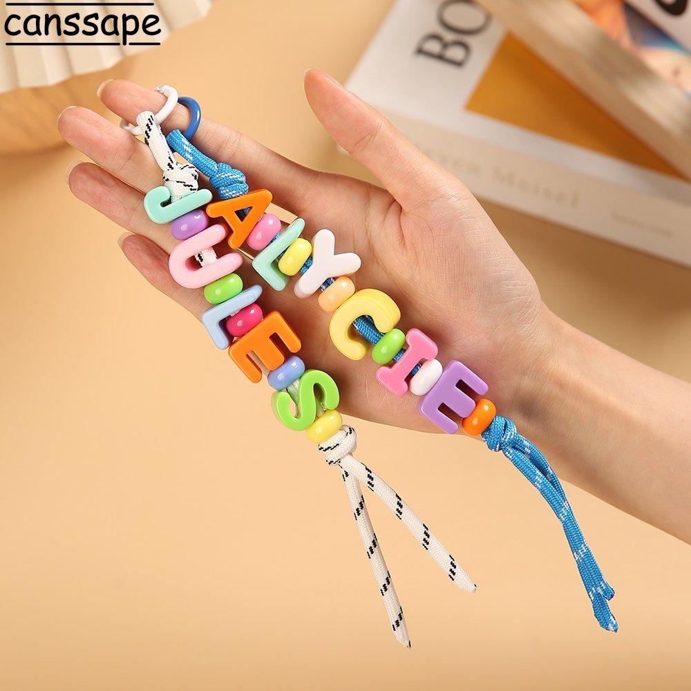 Handbag Pendant Car Jewelry Customized Name Key Chain Acrylic Letter Charm Birthday Gift Ideal Gifts for Family Friend Worker