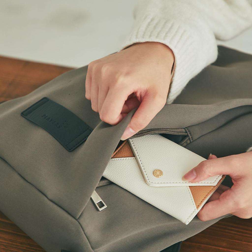 Players Spondish Backpack Mini 91211507 Women's Backpack 91211507B Mocha, Approximately 28cm Wide x 34cm Long x 12cm Deep