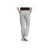 Adidas Originals Solid Color Logo Print Cuffed Sweatpants Women Bottoms Gray IC8135