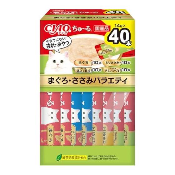 Ciao (CIAO) Churu Tuna/Chickpea Variety 14g x 40 pieces BOX