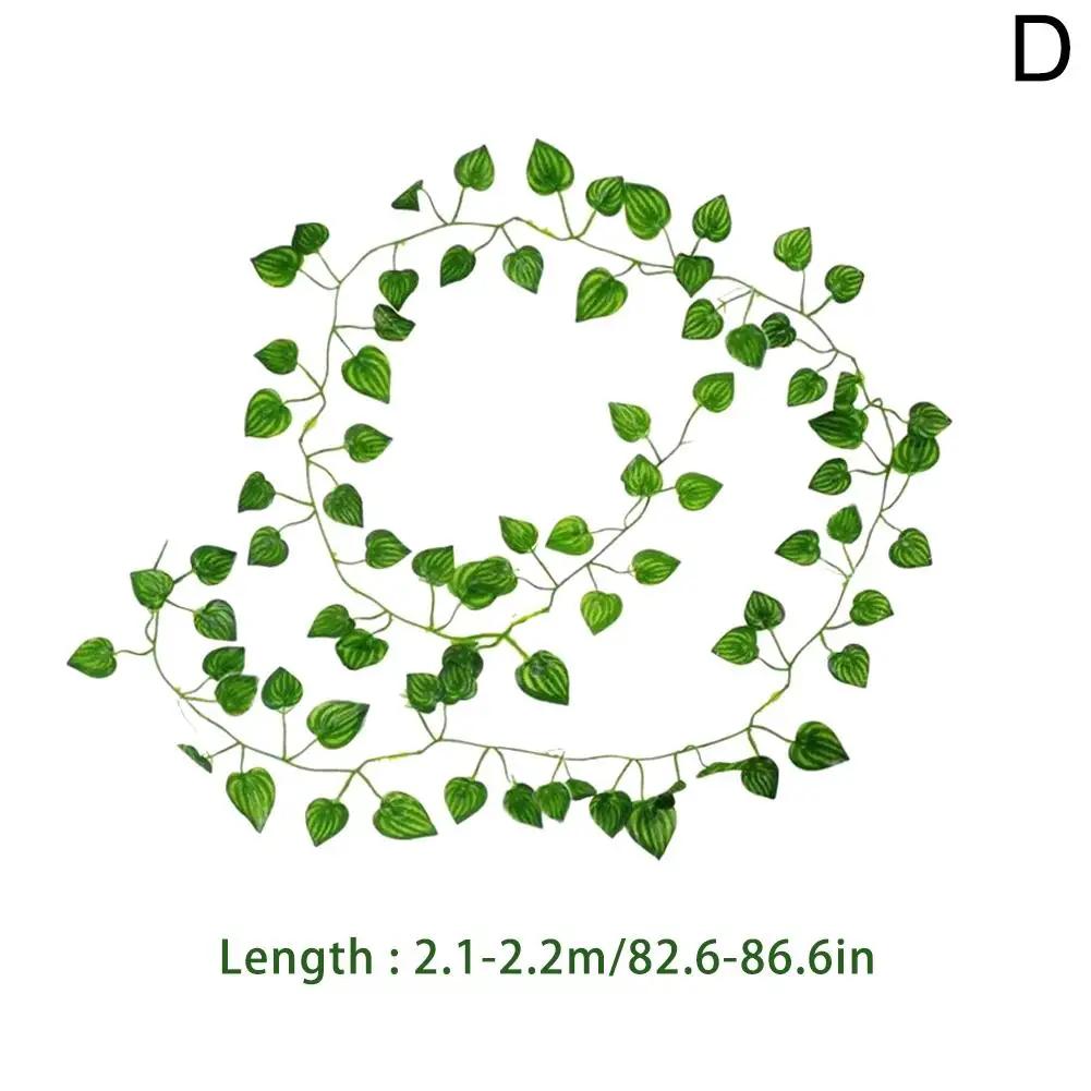 

Artificial Ivy Leaf Garland Plant Green Ivy Wreath Fake Vines Ivy Leaves For Wedding Party Room Artificial Liana for Decoration