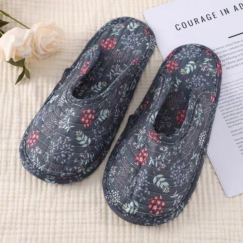 Fashion Women Slippers Lightweight Home Shoes Antislip Soft Indoor Fabric Slippers Can Machine Wash Mix Order