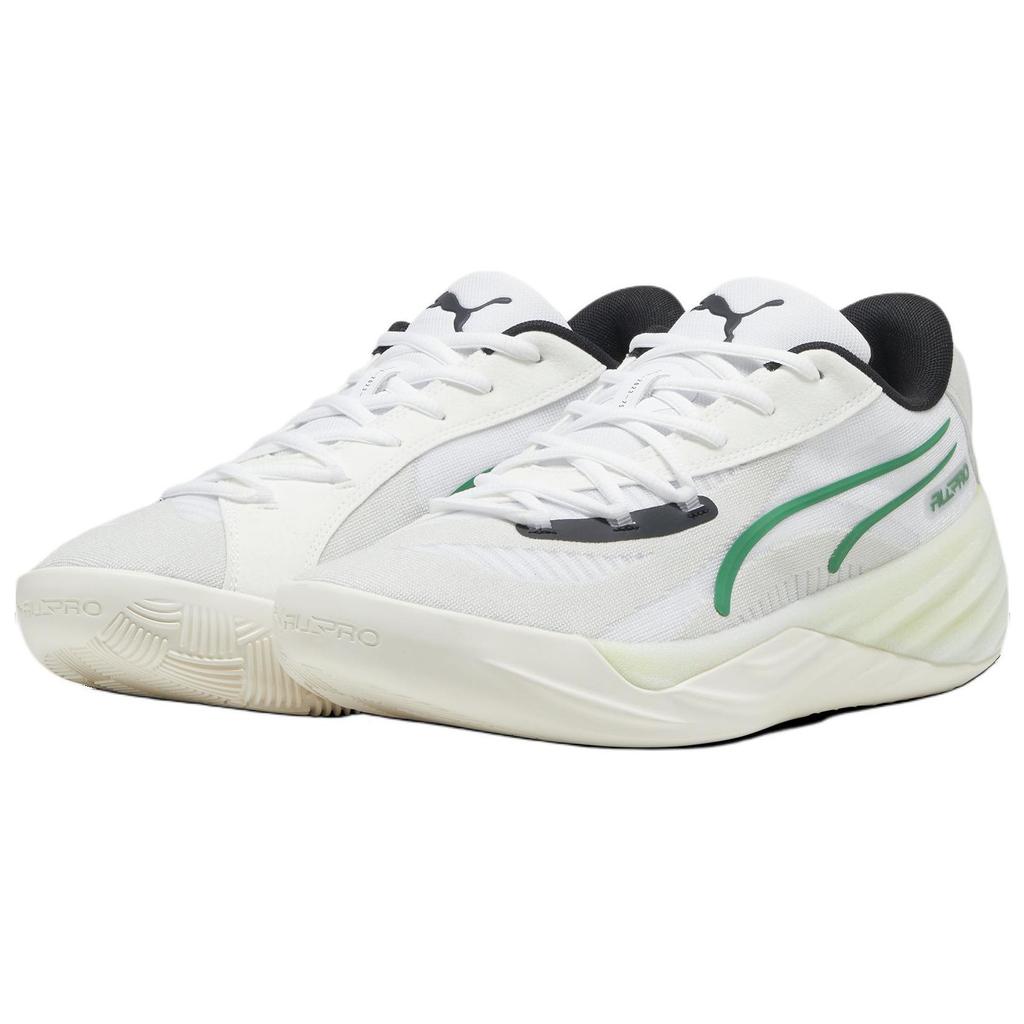 Puma All-Pro Nitro Warm White Archive Green Men Sneakers Glacial-Grey 310392-06
