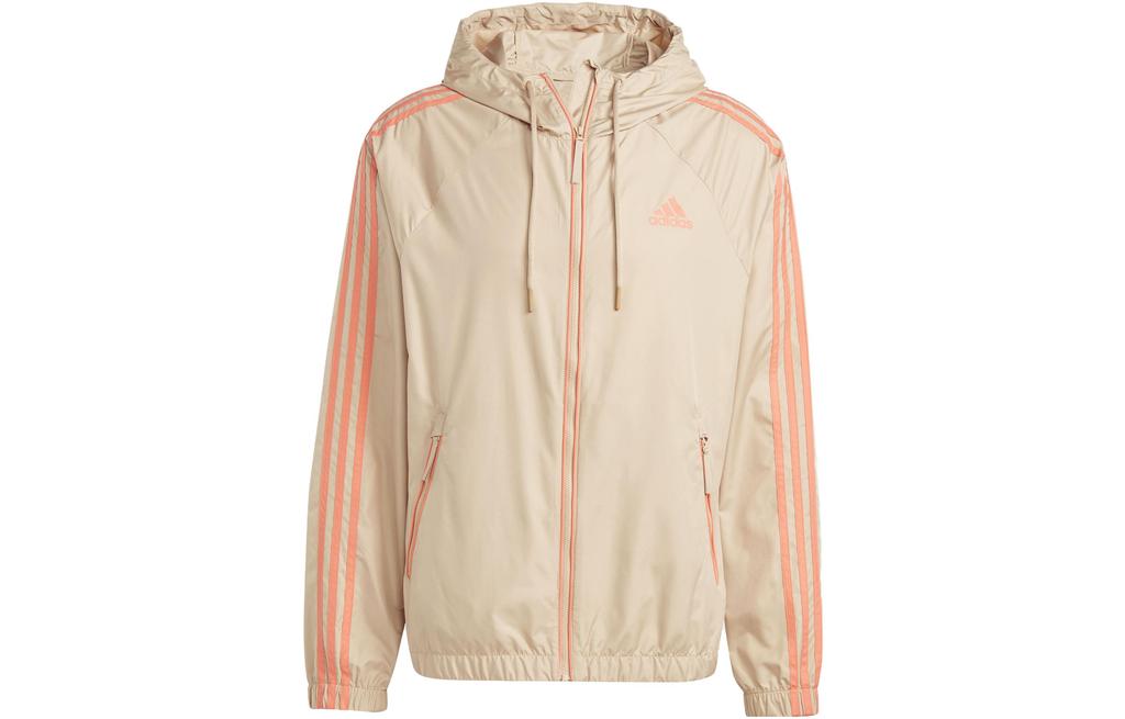 Adidas Jackets Men's Beige Hooded Moderate Other HM2267