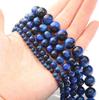 Blue Tiger Eye Stone Beads, Round Natural Beads for DIY Bracelet Necklace Anklet