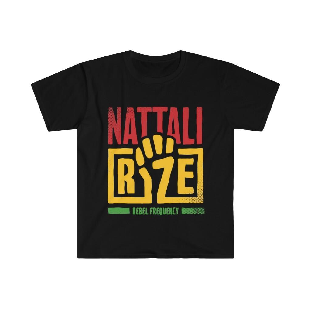 Унисекс Мягкая Хлопковая 100% Хлопковая Футболка Мужские Футболки Топ. Логотип Nattali Rize. Музыка регги S