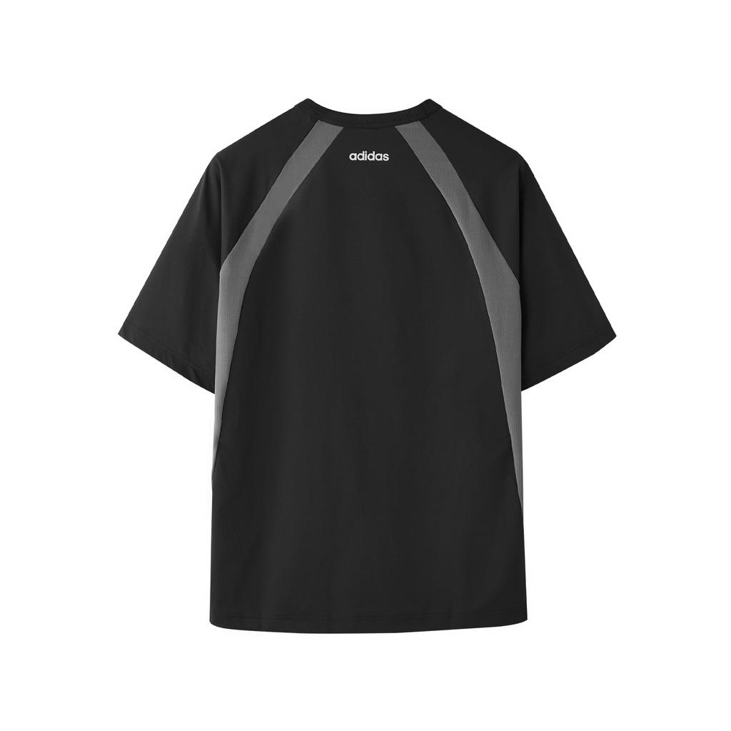 Adidas Simple Pullover Comfortable Short Sleeve T-Shirt Men Tops Black Gray KB5981