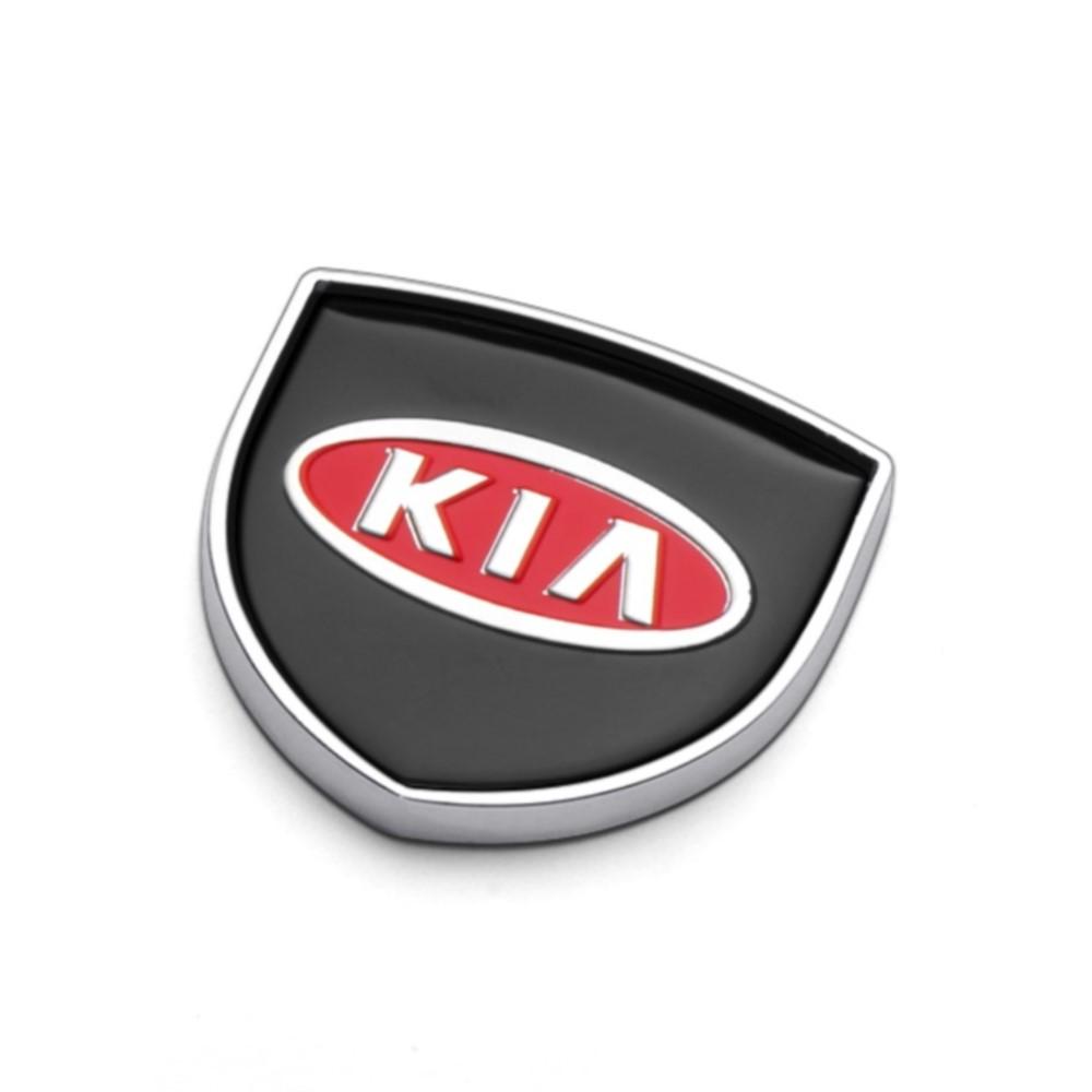 SKTF2 1Pcs Metal Car Emblem Body Trunk Decoration Sticker Accessories For Kia Picanto Rio Ceed Sportage Cerato Soul Sorento Optima