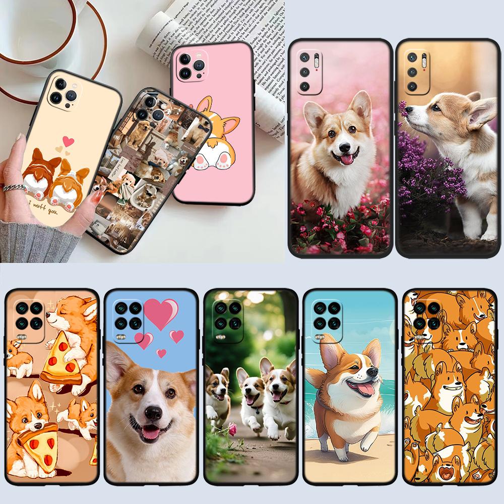 RE20 Niedlicher Corgi Hund Neue High-End Hülle Handyhülle für Redmi Note 8 9 Pro Max 9S 9T 9C NFC 8T 8A 10A A4