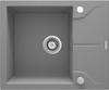 Granite Single Bowl Sink with Drainer Grey Metallic Steel Zqn S11A