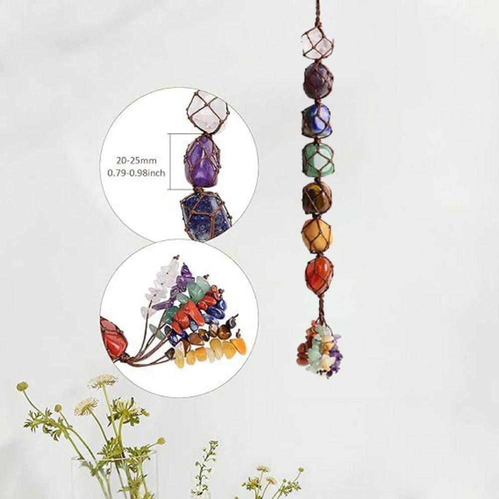 Charming Car Hanging Pendant Mysterious Natural Stone Ornaments Crystal Hanging Ornament  Interior