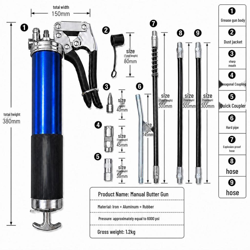 High-Pressure Pistol-Type Labor-Saving Grease Gun